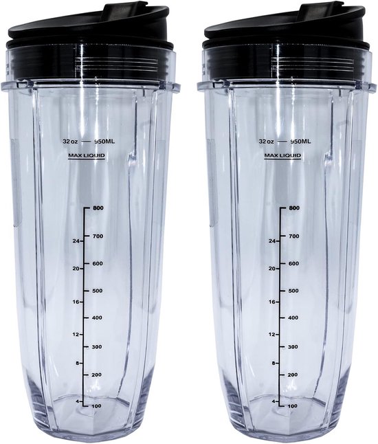 Set van 2 Seal Deksels Vervanging voor 32oz Blender (1000W Compatibel) van Merkloos