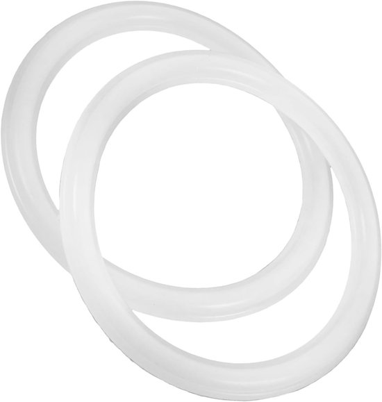 Set van 2 siliconen ringen voor ijsmachine - vervangingsonderdelen voor ijsmaker, accessoires voor ijsbereiding en sealing ring