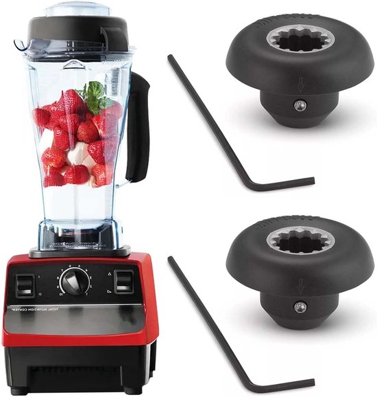 Set van 2 Vervangende Power Plugs voor Mixers met Allen Wrench - Compatibel met Vitamix 1002, 5000 en 5200 - Mixer Accessoires en Onderdelen voor Koken en Bereiden