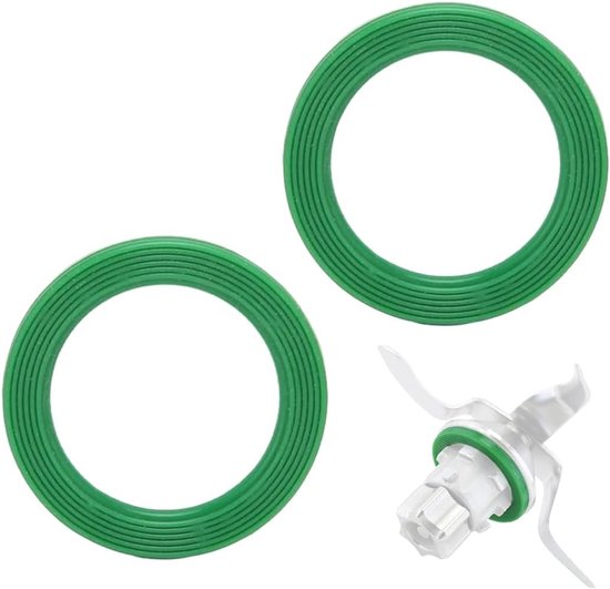 Set van 2 Vervangende Siliconen Seals voor Thermomix, Lekvrije Accessoires voor Keukenmachines, Ideaal voor Koken en Bakken