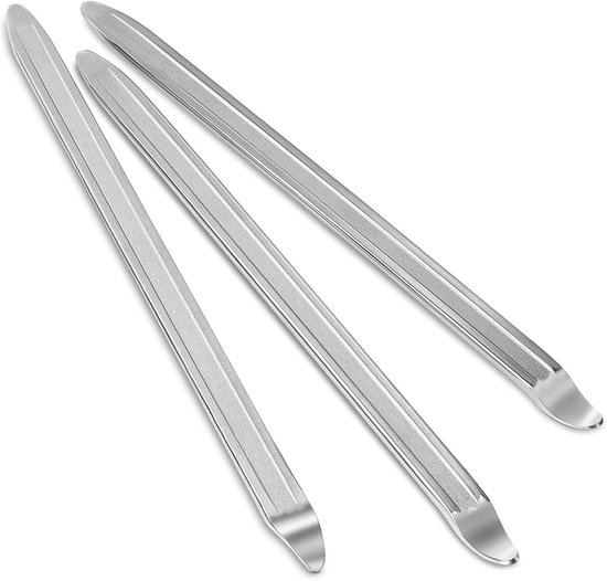 Set van 3 Motorfiets Montagehefbomen van 30 cm, Manganese Staal Bandenlichters voor Bandenmontage en Reparatie Tools