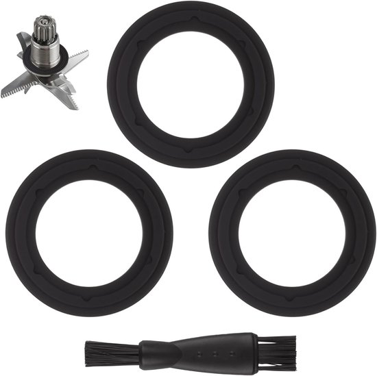 Set van 3 Siliconen Seals voor Koksmes, Hakmes en Cleaver - Geschikt voor Monsieur Cuisine Plus/Connect/Smart