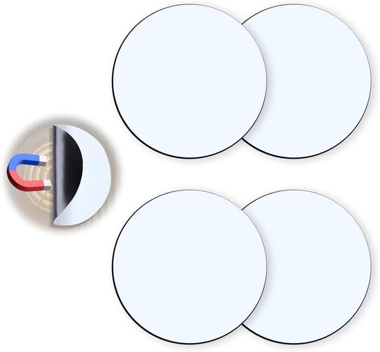 Set van 4 Sterke Magnetische Ventilatiekleppen voor Airconditioning, 6.5 Inch, Ideaal voor Verbeterde Luchtcirculatie en Efficiënte Ventilatie van Merkloos
