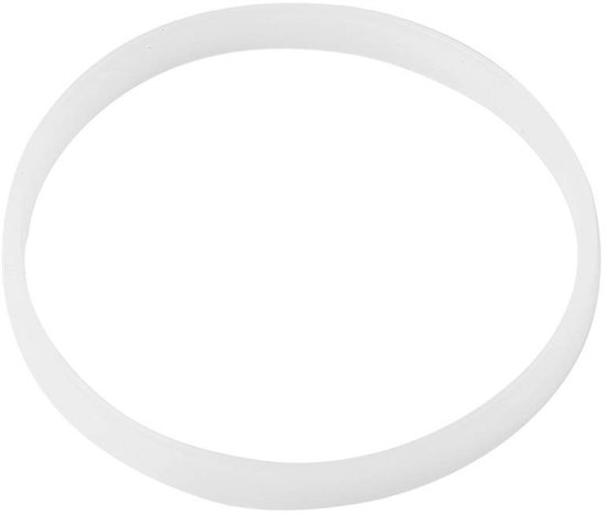 Set van 4 stuks 10 cm witte rubberen O-ring afdichtingen voor juicer en blender vervangingen, duurzame seals voor optimale prestaties