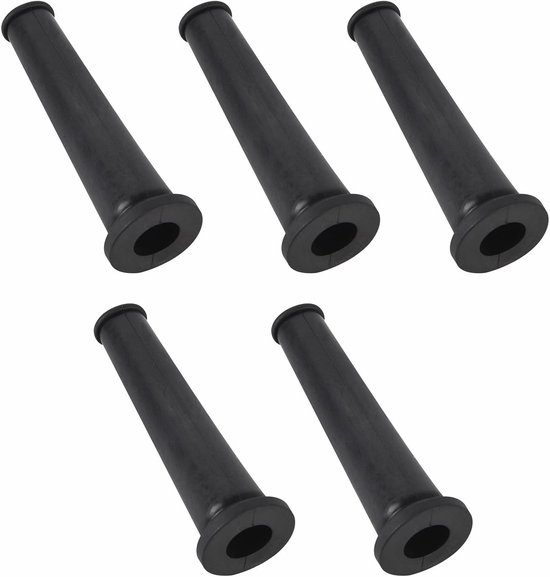 Set van 5 Rubber Kabelbeschermers voor Elektrisch Gereedschap, Slangbeschermers en Kabels, Ideaal voor Drills en Slijpmachines - Afmetingen 67x9mm