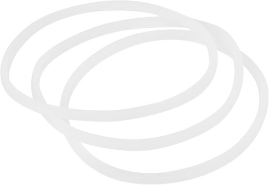 Set van 6 Vervangingsrubber O-ringen voor Magic Bullet Flat Cross Blade - Duurzaam en Betrouwbaar
