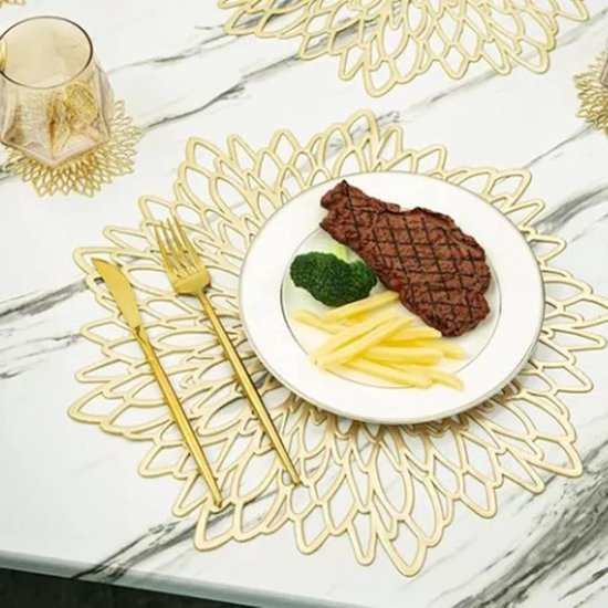 Set van 8 PVC Placemat - Lichtgewicht en Makkelijk Schoon te Maken, Ideaal voor Keuken en Eettafel