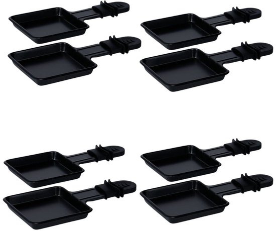 Set van 8 raclettepannetjes Rotel Swiss Tradition