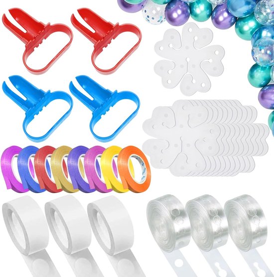 Set van Ballon Clips en Plum Flower Clips voor Ballon Garlands - Perfect voor Feesten, Bruiloften, Verjaardagen en Babyshowers van Merkloos