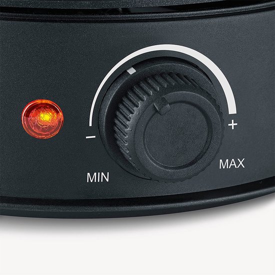 Severin FO 2470- Voor elk type fondue - 8 personen - Vaatwasbestendige RVS pan en onderdelen - Extra lang snoer