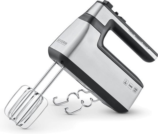 Severin HM 3843 Handmixer draadloos - 100 W - mat zwart / RVS van Merkloos