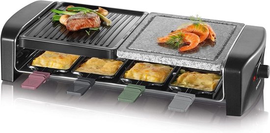 Severin RG 9645 - Raclette/Steengrill - 8 Personen