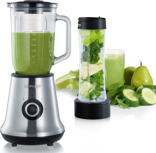 Severin SM 7971 Multimixer + Smoothie Mix & Go - 100% BPA vrij van Severin