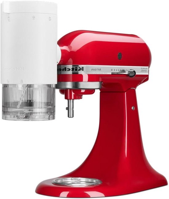 Shave IJsvoorzetstuk - IJsmachine Opzetstuk - Desserts Maken - 2 Scherpe Messen - 175 Kilogram - Wit