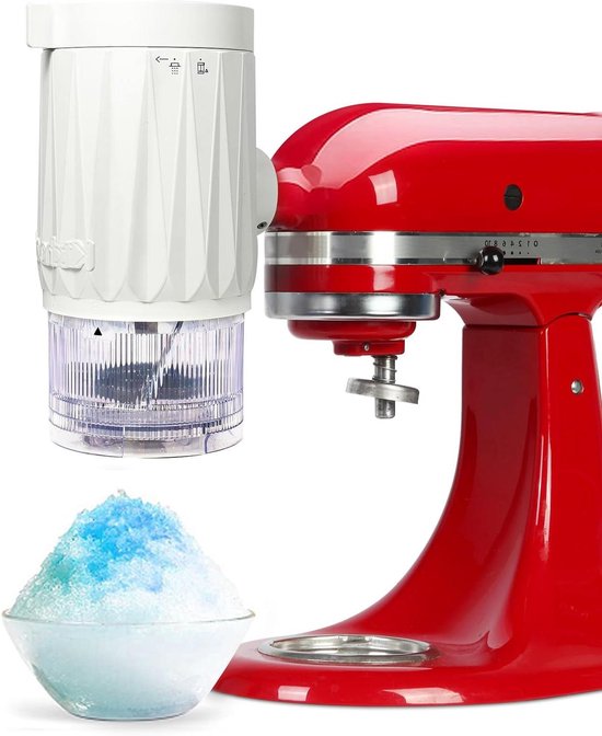 Shaving Ice Attachment - Sneeuw Cone Maker - Desserts Maken - Inclusief 10 IJsvormen