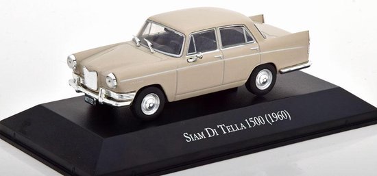 Siam Di Tella 1500 1960 Beige 1-43 Altaya van Sia