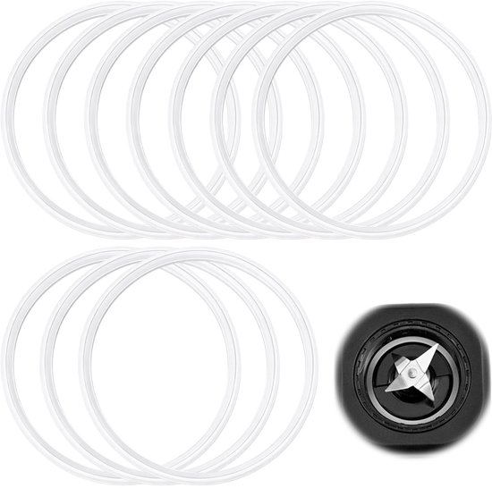 Siliconen Afdichtring - Vervangingsonderdeel voor Standmixer Smoothie Maker Mixer Deksel - 6x6cm