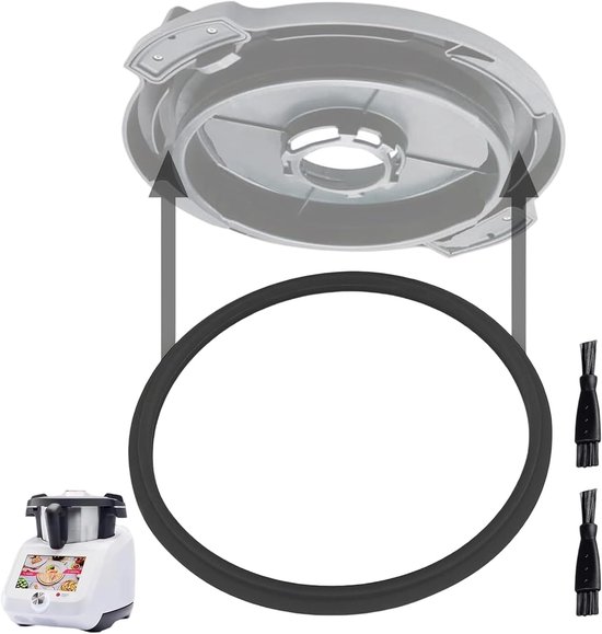 Siliconen afdichtring voor Monsieur Cuisine Connect – BPA-vrij en voedselveilig – Compatibel met MC Connect, menger en keukenmachine – Duurzaam en eenvoudig te gebruiken