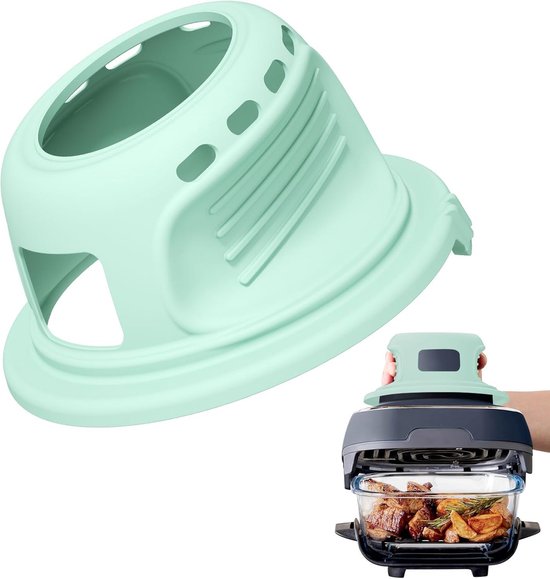 Siliconen beschermhoes en kabelorganizer voor Ninja CRISPi FN101EU, Air Fryer, behuizingsbescherming, kabelopwikkeling, hittebescherming, siliconen hoes voor Ninja Crispi Air Fryer