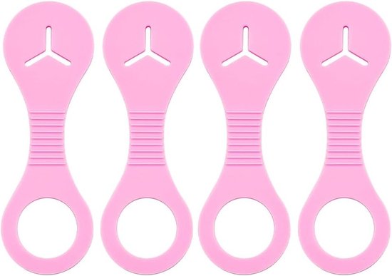 Siliconen Houder voor Afvalzakken voor Honden, Flexibele Clips voor Gemakkelijk Wandelen met Honden, Duurzaam en Handig van Merkloos