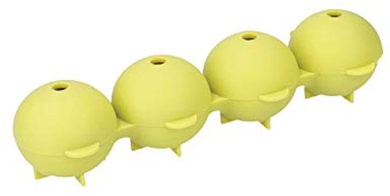 Siliconen Ijsblokjesmaker voor 4 IJsballen van Merkloos