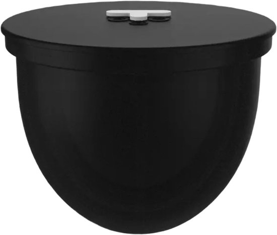 Siliconen komvoeringen - Mixer accessoires - Bakken en mengen - Met deksel - 5 Qt - Zwart