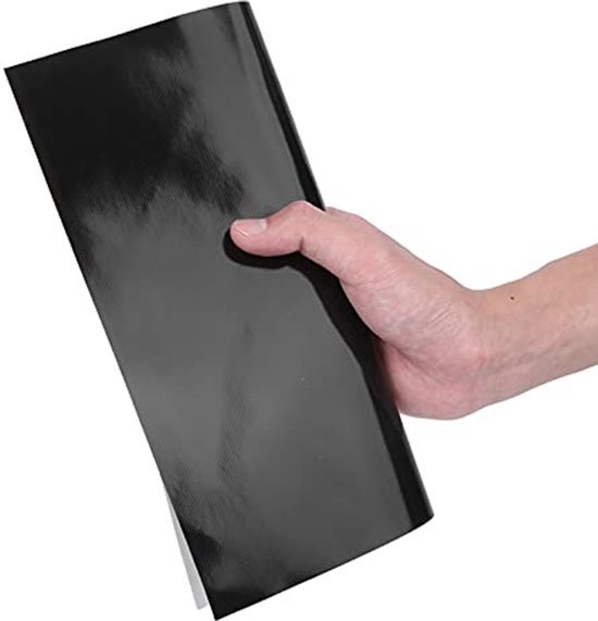 Siliconen Mat, 25x25cm Zwarte Vierkante Hittebestendige Niet-Toxische Isolatiebeschermer voor Thuis Keuken (Vierkant) van Merkloos
