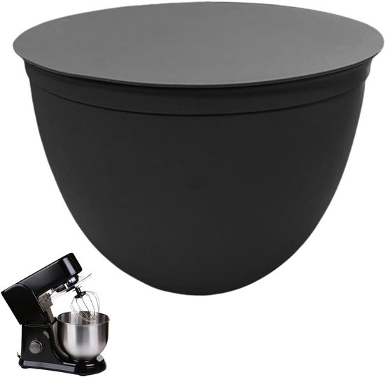 Siliconen Mengkom Inzetstukken voor Keukenmachines, Inclusief Deksel, Perfect voor Thuisbakkers en Banketbakkers, 5 Qt Formaat, Duurzaam en Gemakkelijk te Reinigen van Merkloos