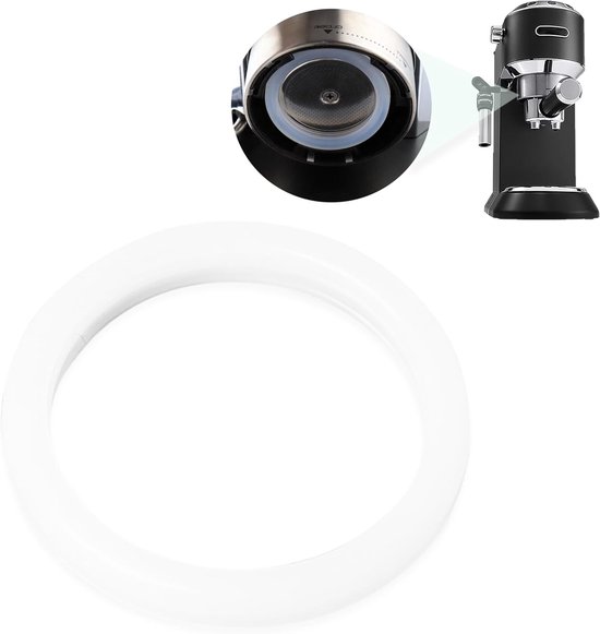 Siliconen O-ring voor koffiemachines, vervangende afdichtingen voor EC680/EC685/EC785/EC885/EC850/EC860, accessoires voor perfecte koffie en optimale smaak van Merkloos