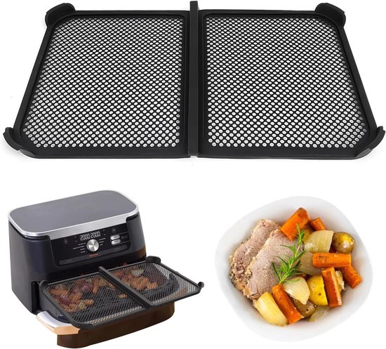 Siliconen Spatdeksel voor Airfryer Accessoires, Ideaal voor Koken en Bakken, Bescherming tegen Vet en Spetters, Geschikt voor 10.4 L Modellen van Merkloos