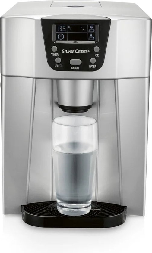 SILVERCREST® KITCHEN TOOLS IJsblokjesmachine 130 W - IJsblokjesmaker - Inhoud watertank: 2 l - IJsblokjesgrootte: S / L van SilverCrest