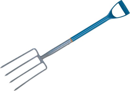 Silverline Spitvork - 100 cm - Epoxycoating - Flexibele Tanden - Inclusief Steel van Silverline