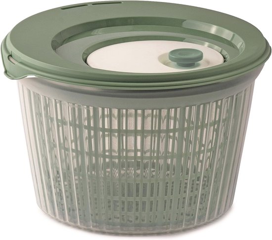 Slacentrifuge 4 liter - Groene BPA-vrije sapcentrifuge, ruimtebesparend en vaatwasserbestendig van Merkloos