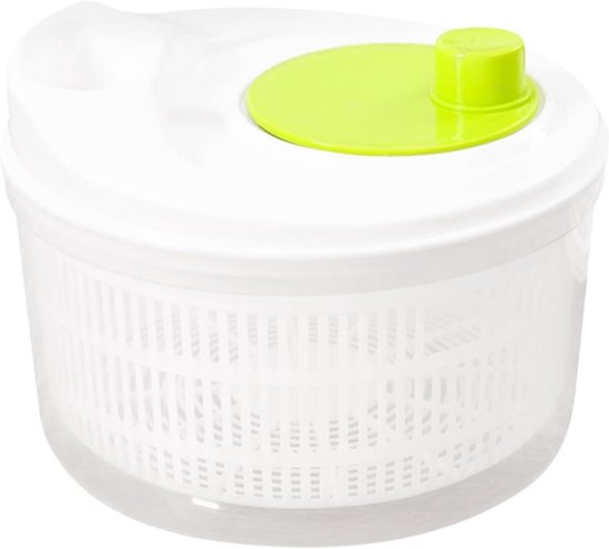 Slacentrifuge - Fruit Droger - Groenten Drogen - Dubbellaags Design - 24 x 23.3 x 15.4 cm - Groen van Merkloos