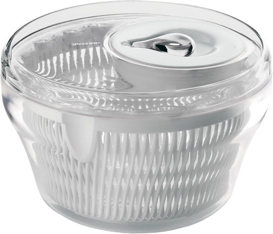 Slacentrifuge - Groente Droger - Salade Maken - Hoge Rotatiesnelheid - 22 x 14 cm - Transparant van Merkloos