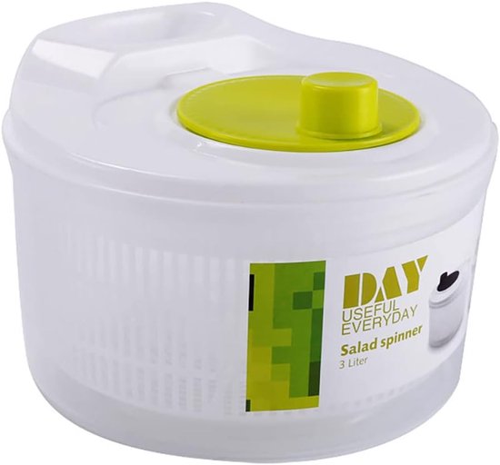 Slacentrifuge - Groente Droger - Salade Wassen - Met Zeefmand - 3 Liter