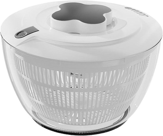 Slacentrifuge - Groentecentrifuge Keuken - Maaltijdvoorbereiding Thuis - Eenvoudig Drukcomfort - 5 Liter Capaciteit - Wit