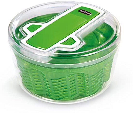 Slacentrifuge Groot - Groente Spinner - Salade Drogen - Aqua Vent Technologie - 26 x 26 x 15.4 cm - Groen
