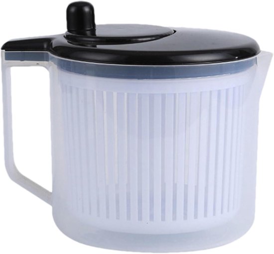 Slacentrifuge Keuken - Groente Droger - Salade Bereiden - Snel Drainsysteem - 201 x 178 cm - Zwart