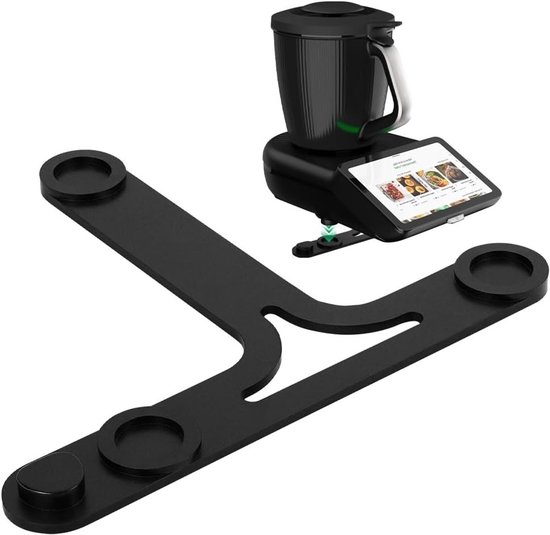 Sliding base voor Thermomix TM7, accessoires met Teflon glijders, spatula houder en stabiele beweging