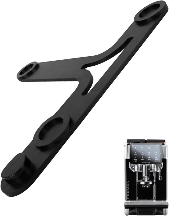 Sliding board voor keukenmachines, antislip mat met Teflon slider, beschermt de weegschaal en vergemakkelijkt verplaatsen, zwart, 29 x 26 cm van Merkloos
