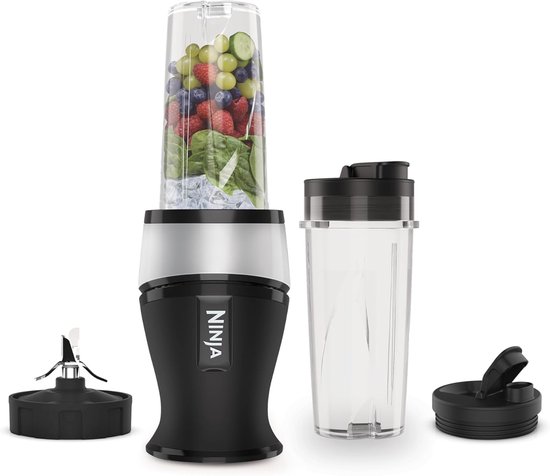 Slimme Blender en Smoothiemaker voor 1 Portie met 470ml Bekers van Inventum