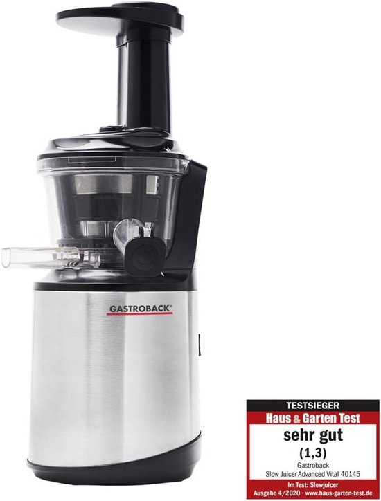 Slow Juicer Compact met Krachtige Motor voor Groenten en Fruit van Merkloos