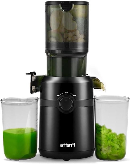 Slow Juicer - Koudpers Juicer - Gezond Sap Maken - Extra Grote Opening - 1 Liter - Groen
