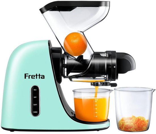 Slow Juicer met RVS voor Fruit en Groenten 200 W