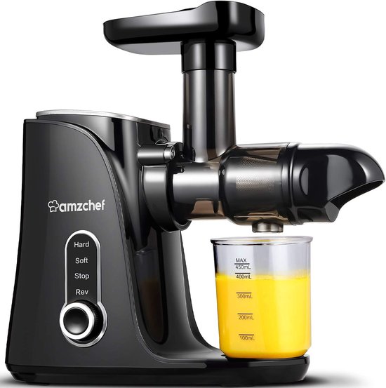 Slow Juicer - Sapcentrifuge Fruit - Gezond Sap Maken - 2 Snelheden Stille Motor van Merkloos