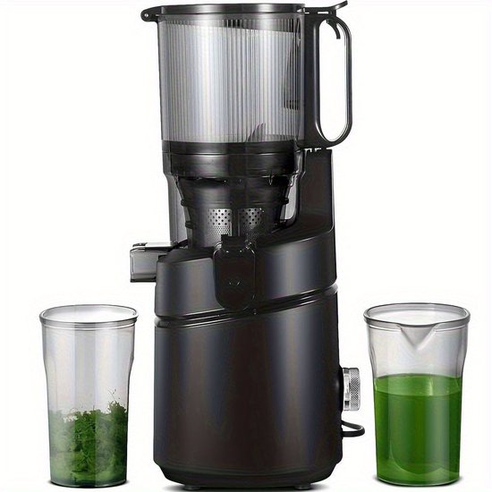 Slow Juicer – Sapcentrifuge – Juicer – Groente- En Fruitsapmaker – 1,8 Liter Inhoud – 250 Watt – Stil Met Anti-Drup Tuit van Klaarstein