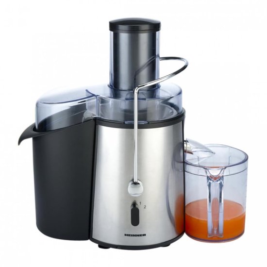 Slowjuicer - 1000 Watt - 1 Liter - Zilver