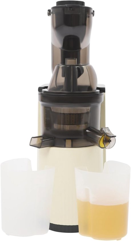 Slowjuicer 800 W met omgekeerde functie en grote vulopening van Domo