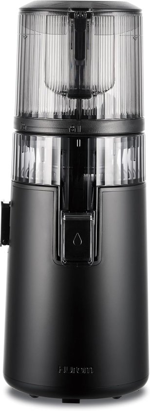 Slowjuicer Elektrisch - Sapcentrifuge Koudpers - Gezond Sap Maken - Verwerking Hele Vruchten - 18 Liter - Matzwart